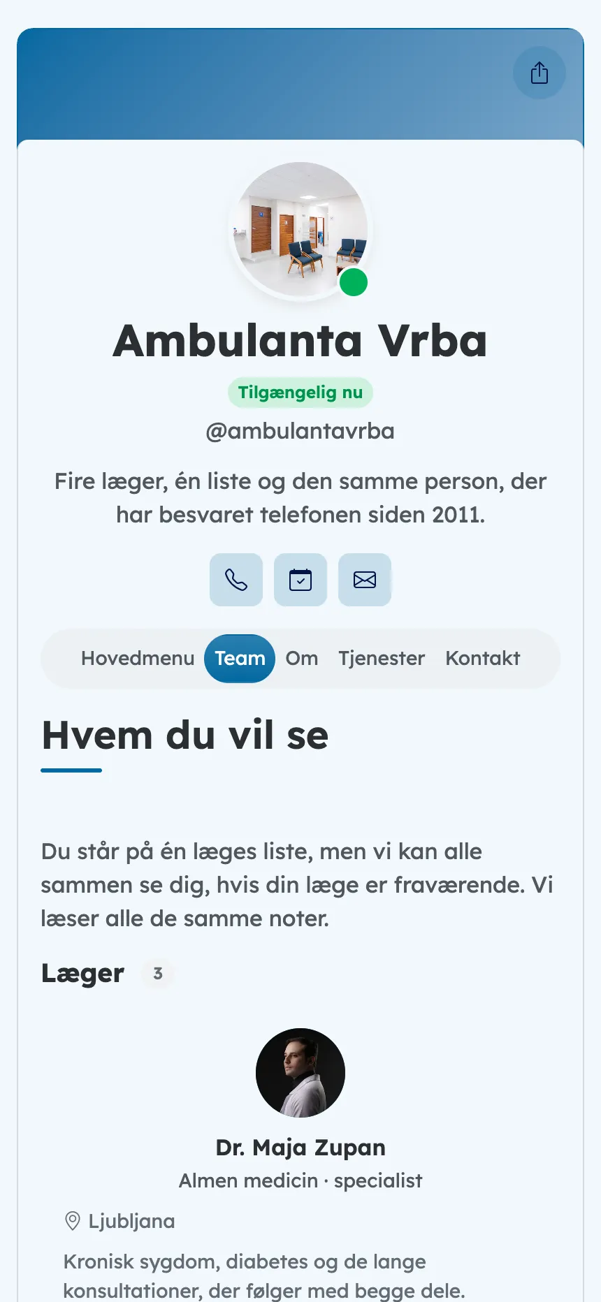 Lægepraksis — de læger, du rent faktisk møder