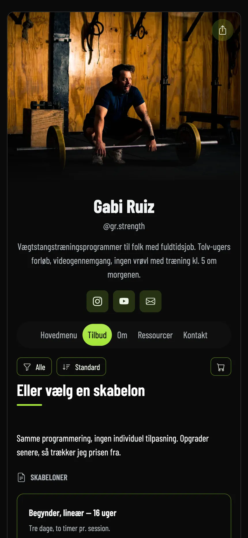 Onlinecoach — programmer og hvad de koster