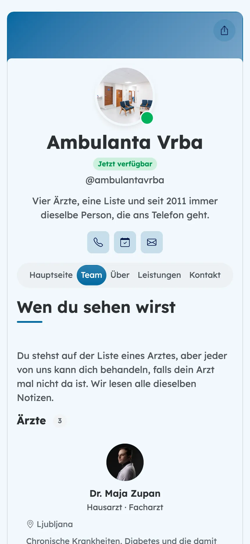 Hausarztpraxis — die Ärzte, die dich wirklich behandeln