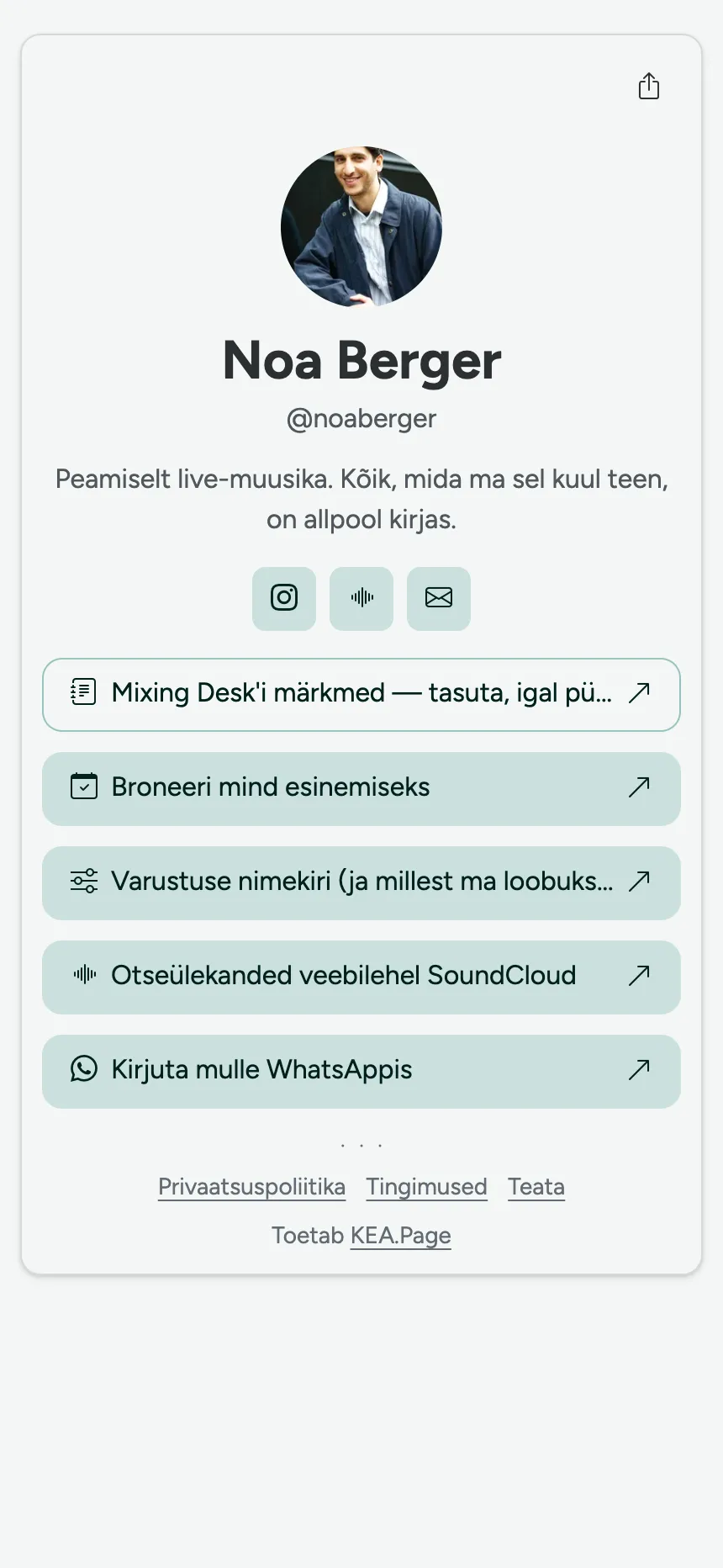Üks leht, üks vahekaart — keegi, kes tahtis ainult linke