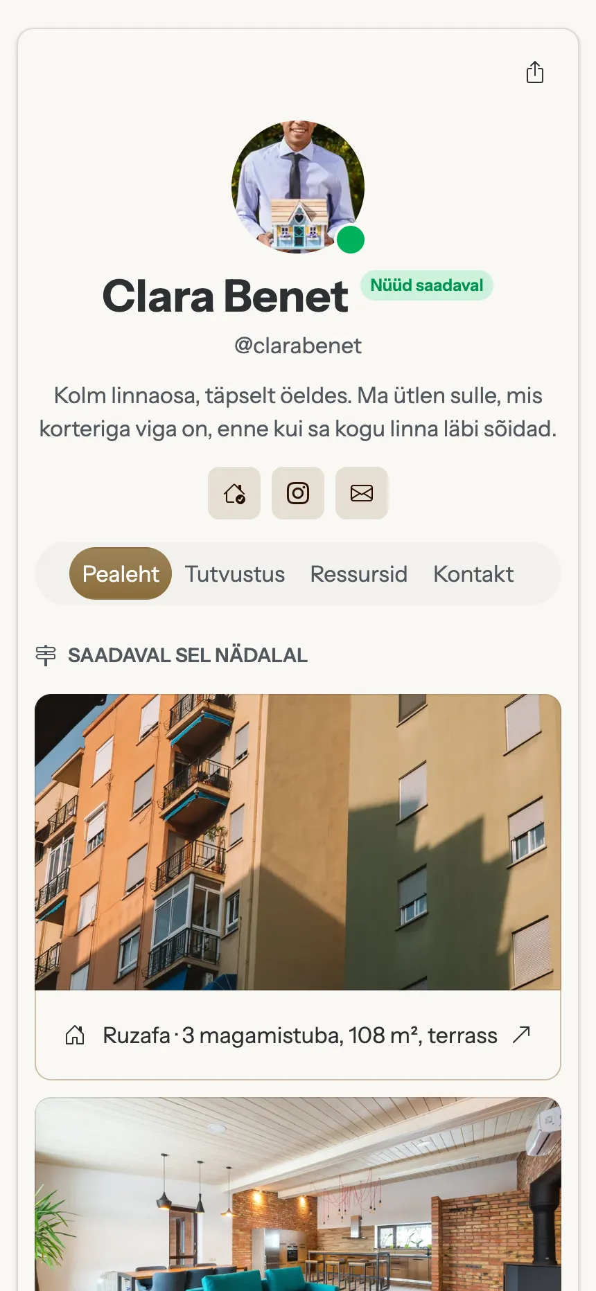 Kinnisvaramaakler — müügiobjektid