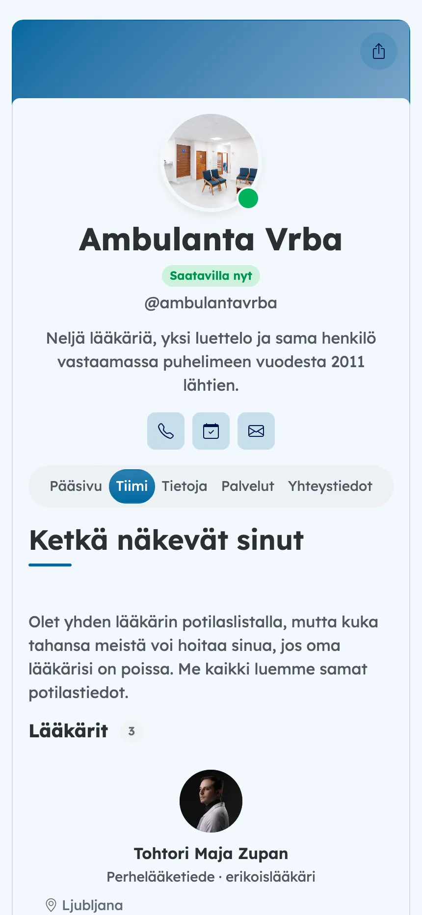 Perhelääkäri — lääkärit, jotka oikeasti tapaat