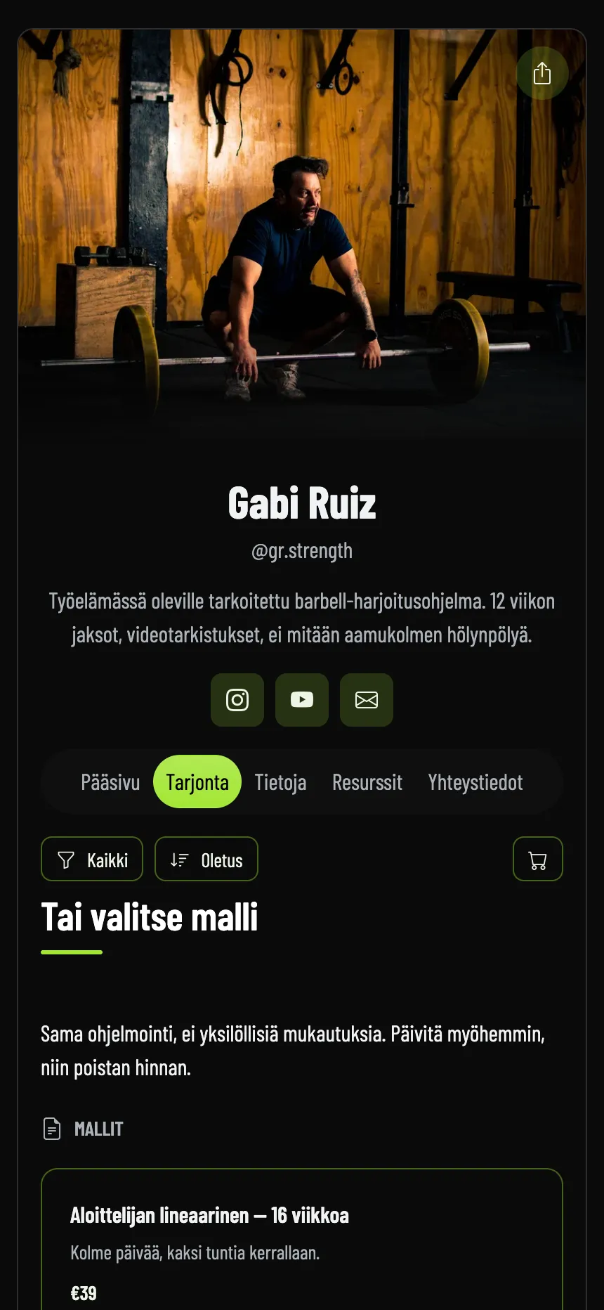 Verkkovalmentaja — ohjelmat ja mitä kukin maksaa