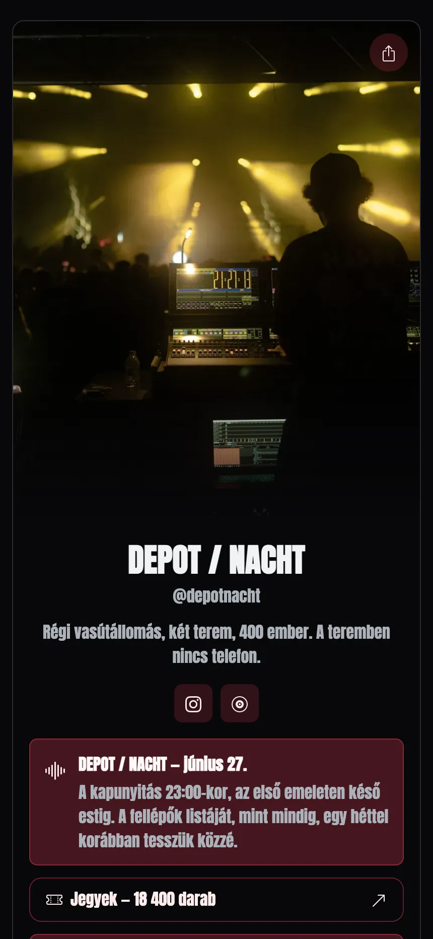 Egy oldal, egy fül — egyetlen éjszaka, és semmi más