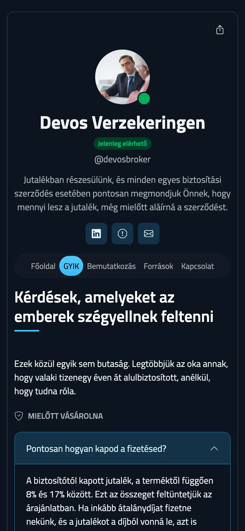 Biztosítási alkusz — GYIK a kényes kérdések megválaszolására