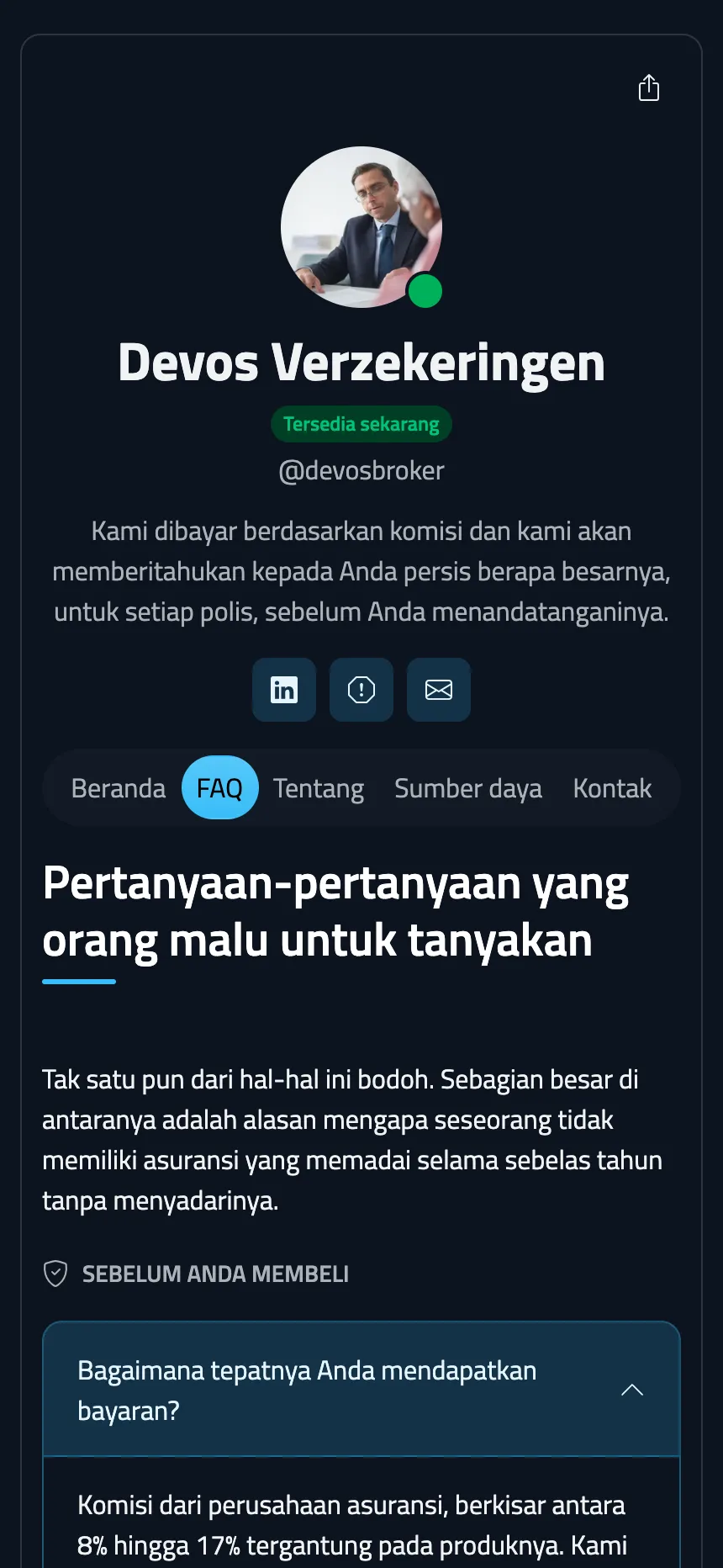 Pialang asuransi — FAQ yang menjawab pertanyaan paling sensitif