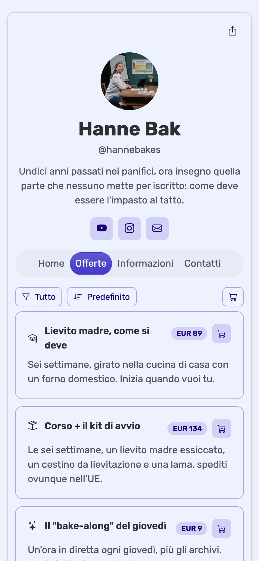 Insegnante online — un corso, un bundle e un abbonamento