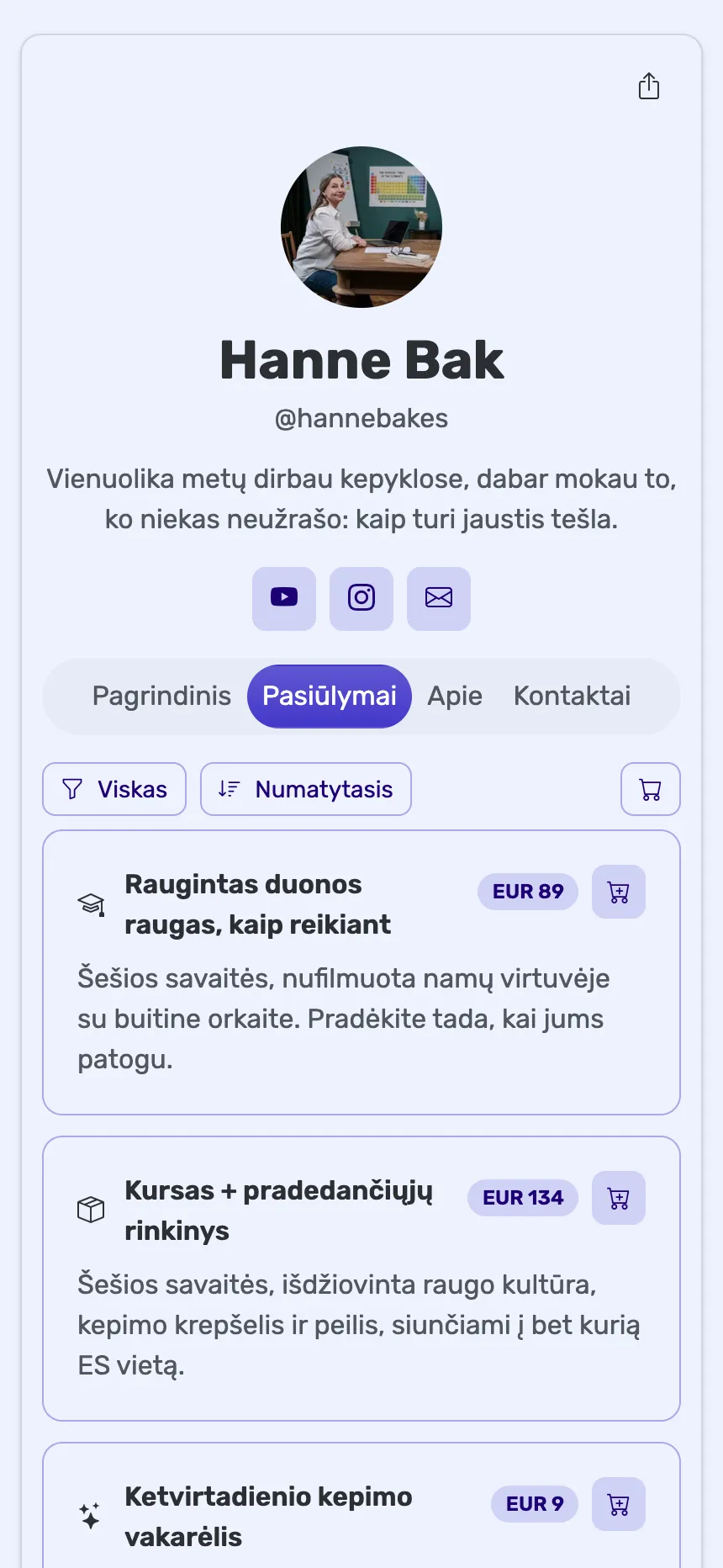 Mokytoja internetu — kursas, rinkinys ir narystė