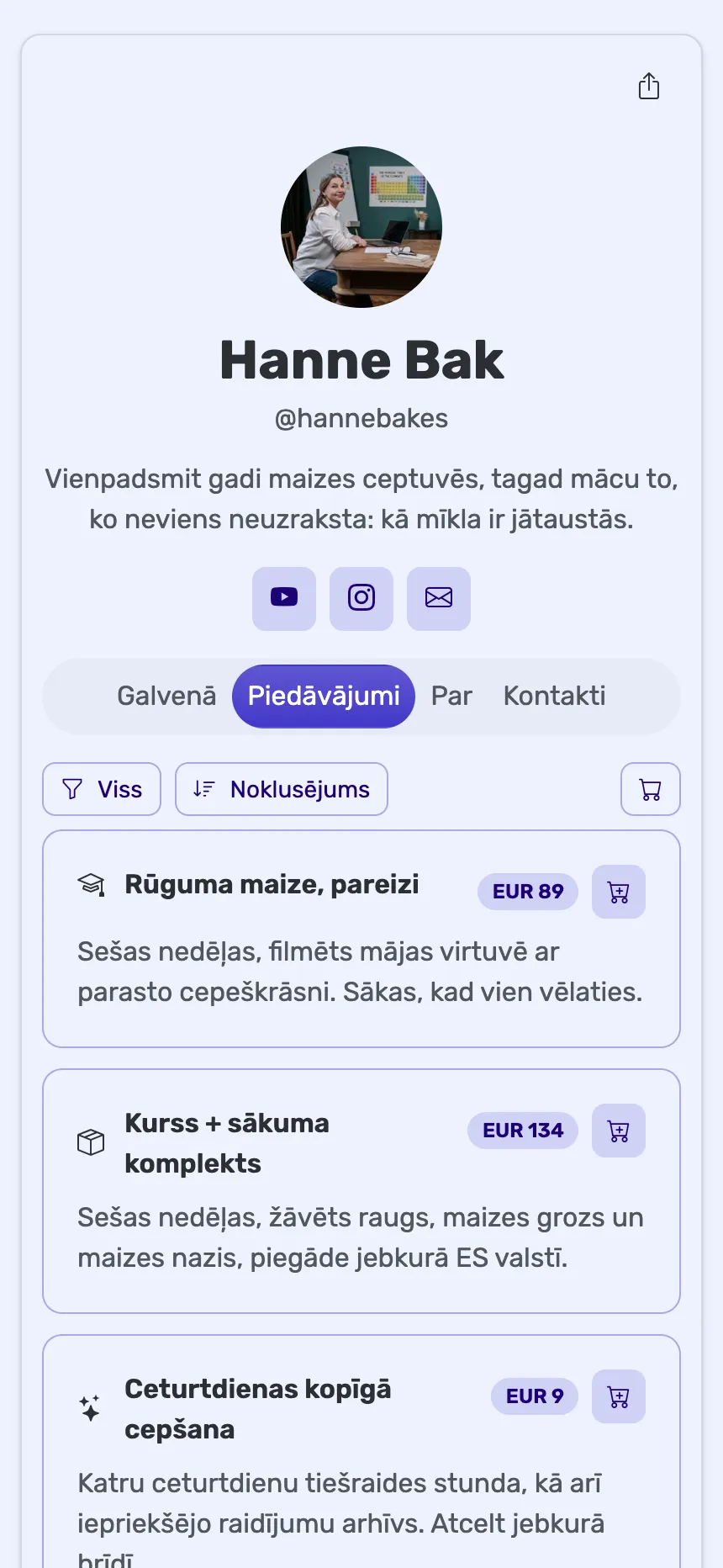 Tiešsaistes skolotāja — kurss, komplekts un abonements