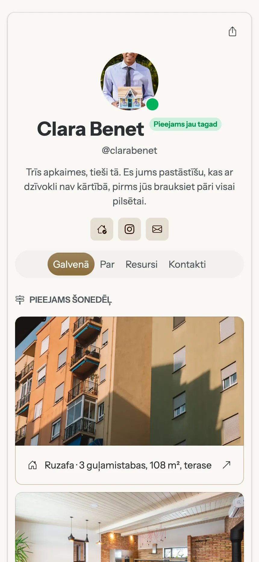 Nekustamo īpašumu aģents — pārdošanā esošie īpašumi