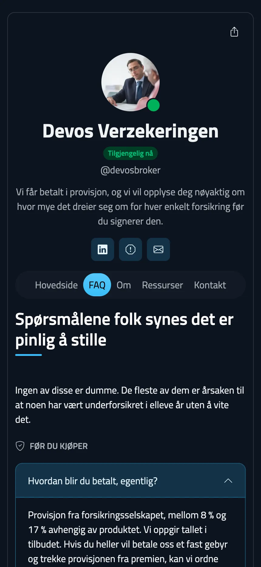 Forsikringsmegler — en FAQ som svarer på de vanskelige spørsmålene