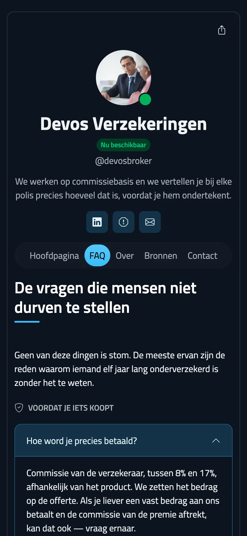 Verzekeringsadviseur — een FAQ die antwoord geeft op de lastige vragen