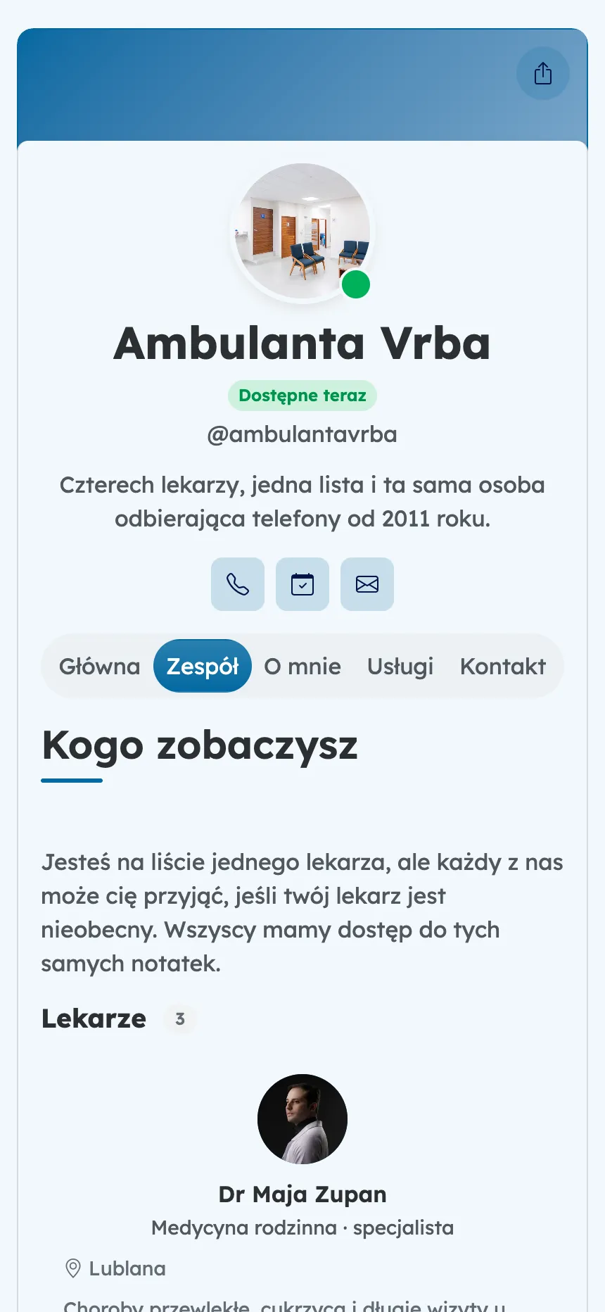 Przychodnia rodzinna — lekarze, którzy naprawdę Cię przyjmą