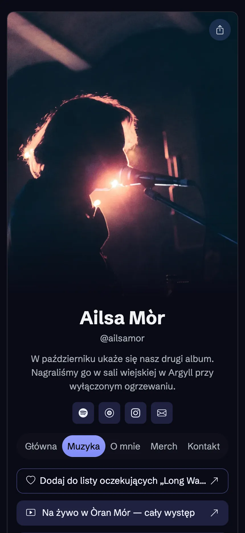 Muzyk — album i wszystkie miejsca, gdzie można go posłuchać
