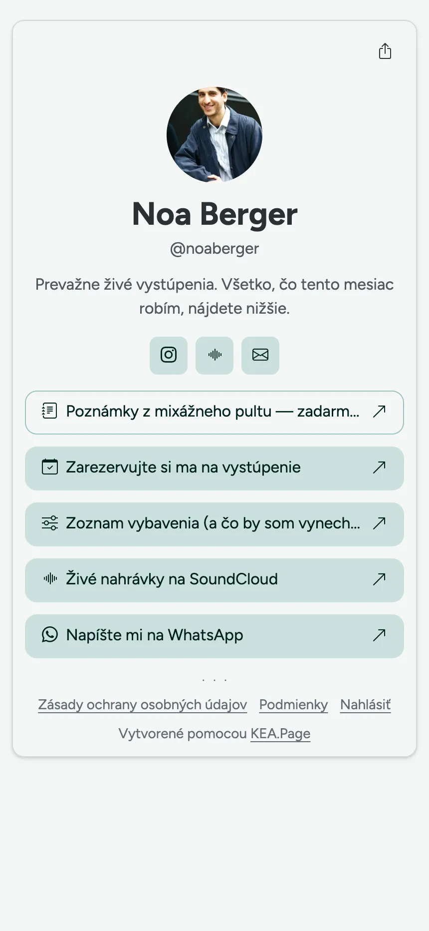 Jedna stránka, jedna záložka — niekto, kto chcel len odkazy