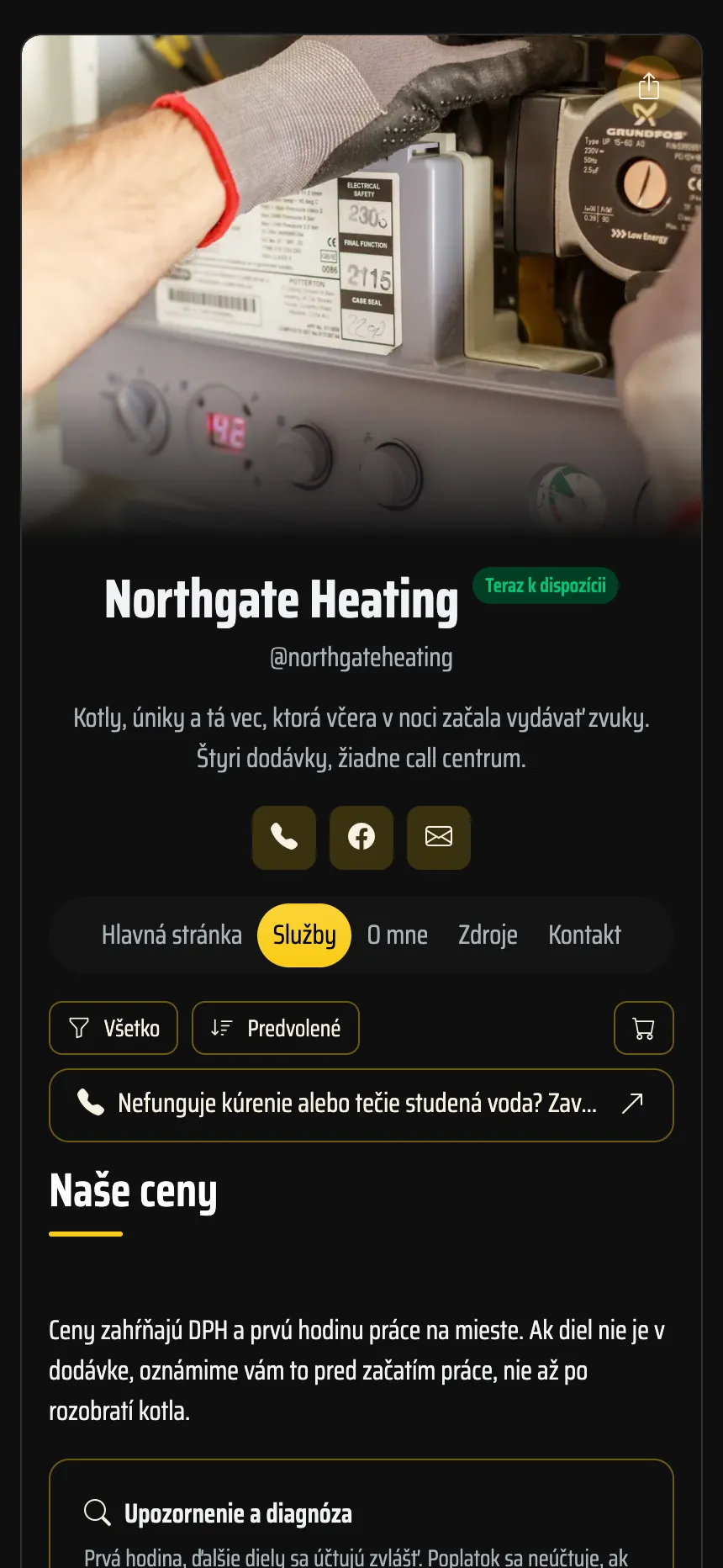 Kurenár — výjazdy s cenami a možnosť zavolať