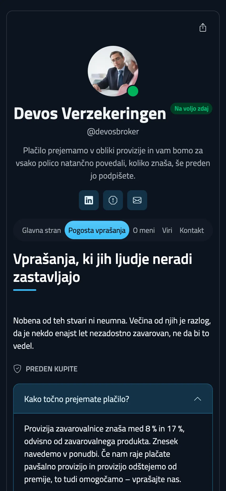 Zavarovalni posrednik — odgovori na neprijetna vprašanja
