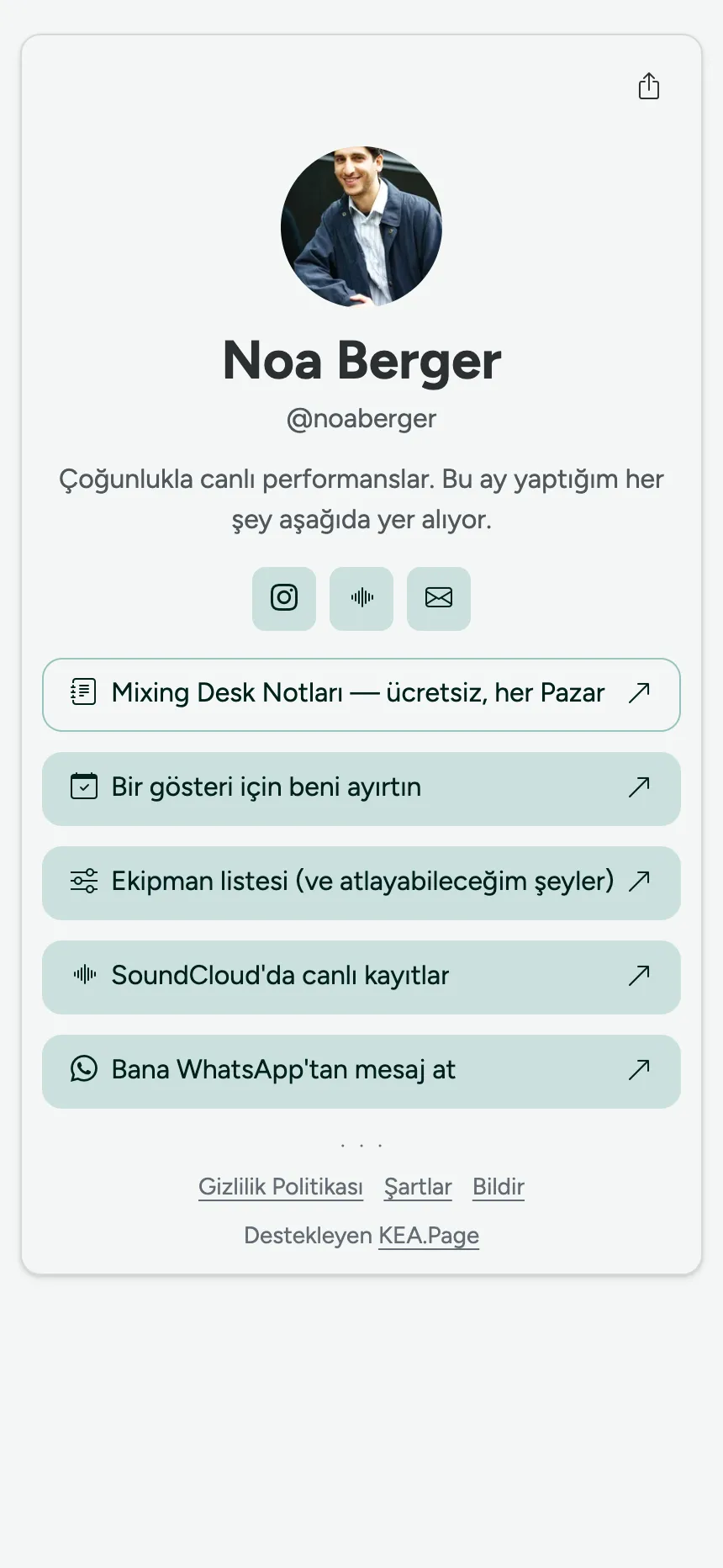 Tek sayfa, tek sekme — yalnızca bağlantı isteyen biri